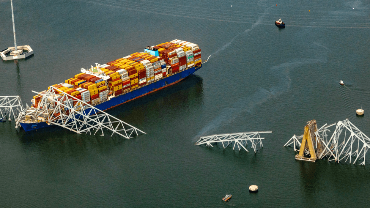 Baltimore bridge collapses after being hit by cargo ship