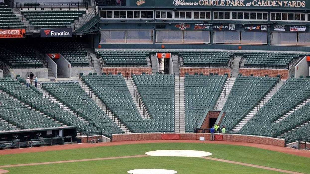 BALTIMORE, MARYLAND - MARCH 13: A general view of Oriole Park at Camden Yards on March 13, 2020 in Baltimore, Maryland. Major League Baseball cancelled spring training games and has delayed opening day by at least two weeks due to COVID-19. (Photo by Rob