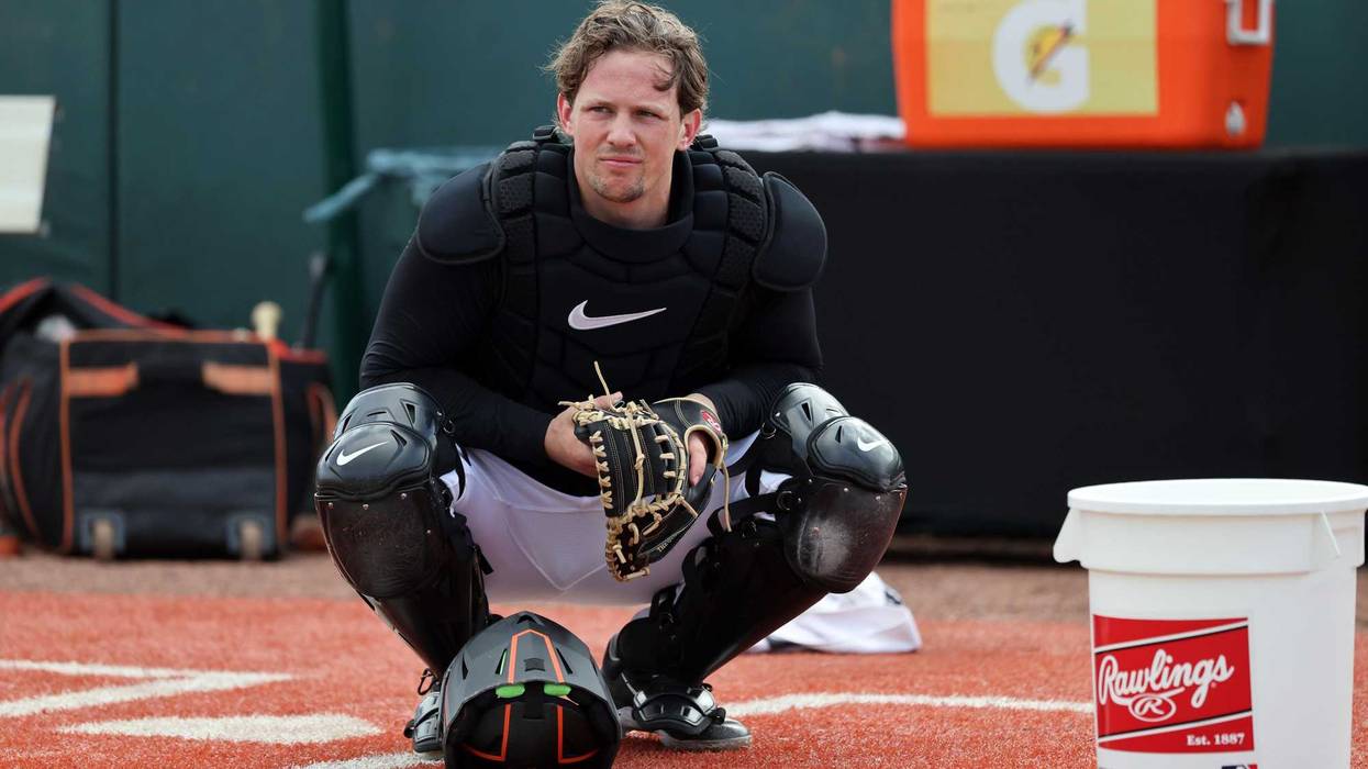 Baltimore Orioles catcher Adley Rutschman