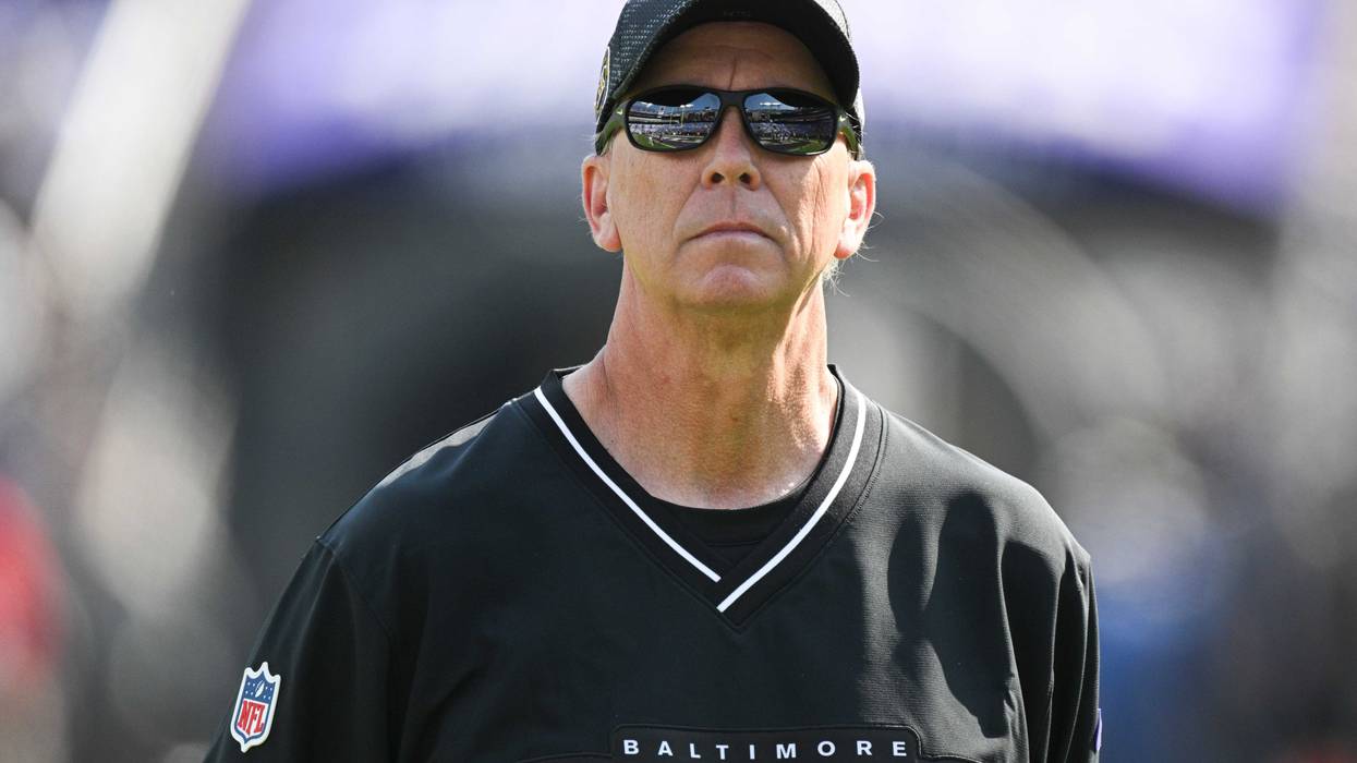 Baltimore Ravens offensive coordinator Todd Monken