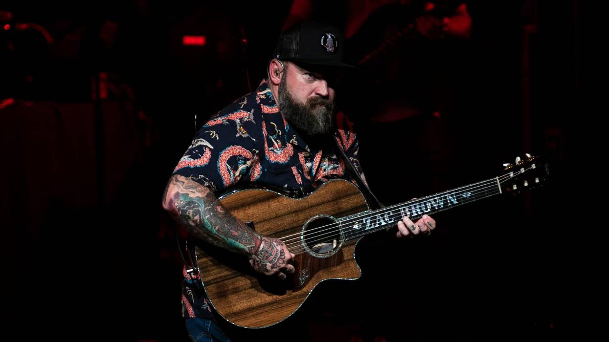 Band leader, Zac Brown, performs on stage with the Zac Brown Band as a part of 'The Comeback Tour' at Riverbend Music Center on Sunday, August 29, 2021. Teddy Swims and Ashland Craft also performed. Zac Brown Band Concert