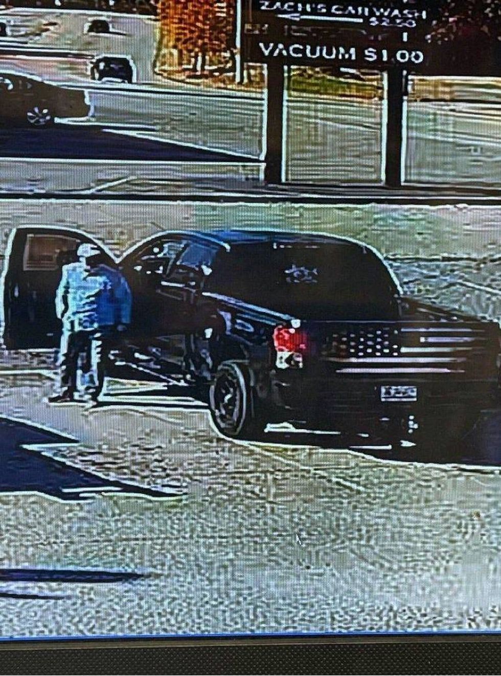 Bank robbery suspect vehicle.