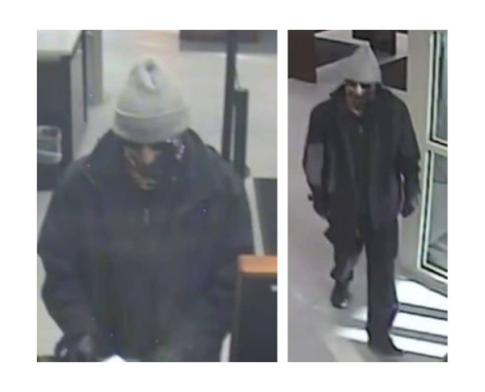 Bank robbery suspect