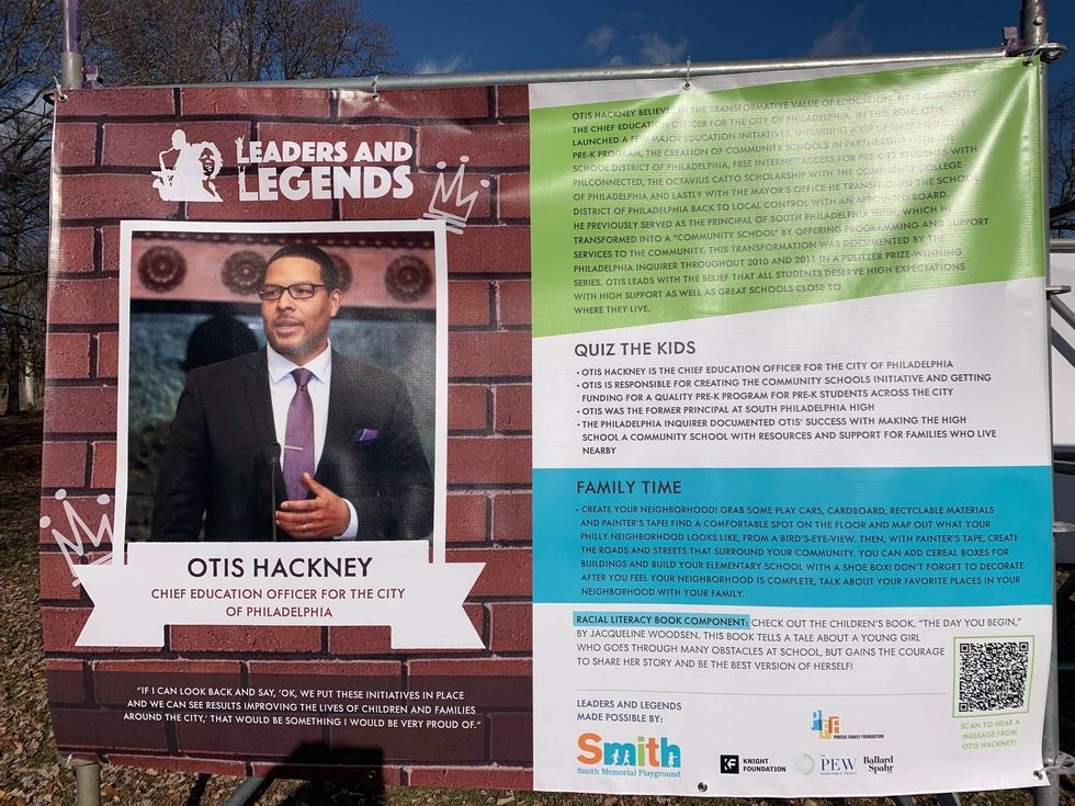 Banner featuring Otis Hackney, Philadelphia