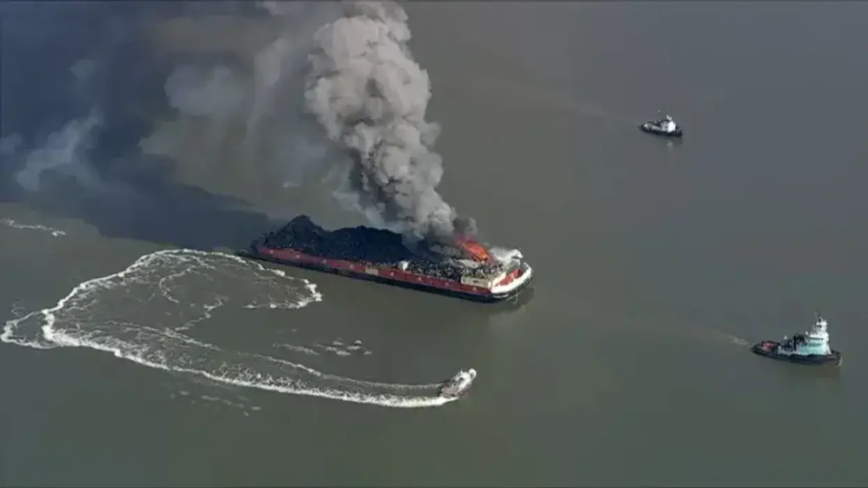 barge fire