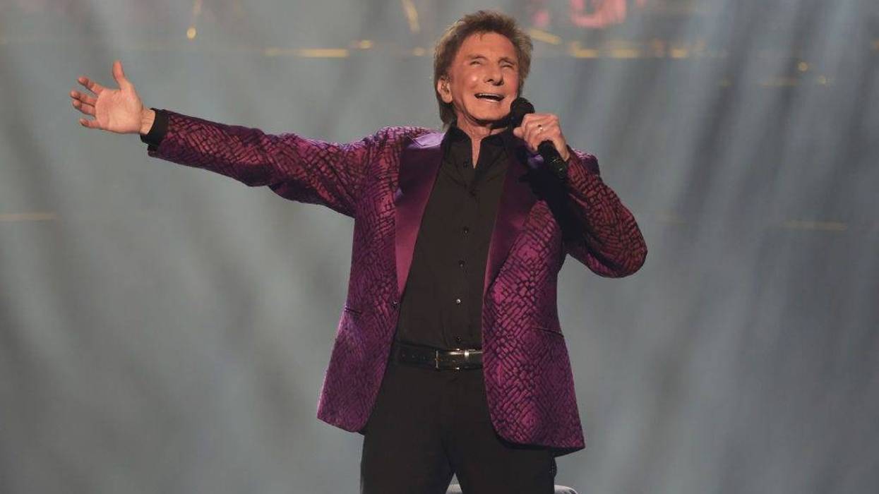 Barry Manilow performs during the first of his three "Record-Breaking Charity Weekend Celebration" shows as part of his residency "Barry Manilow - The Hits Come Home!"