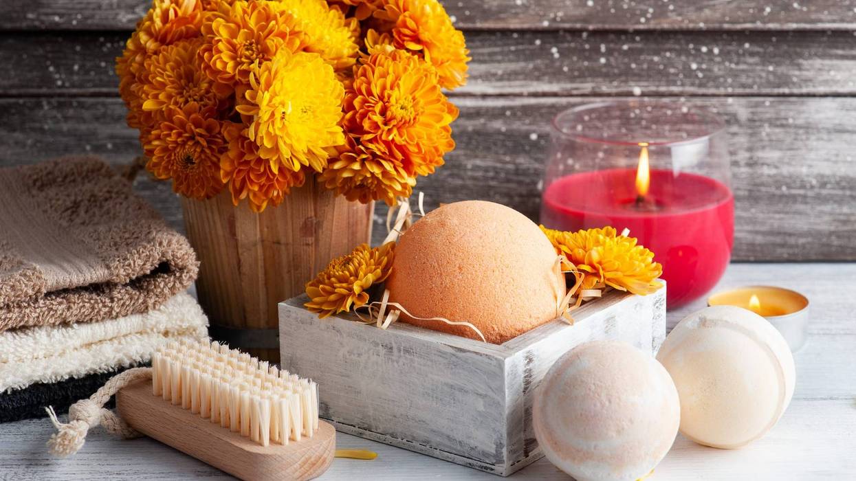 Bath bombs in spa composition