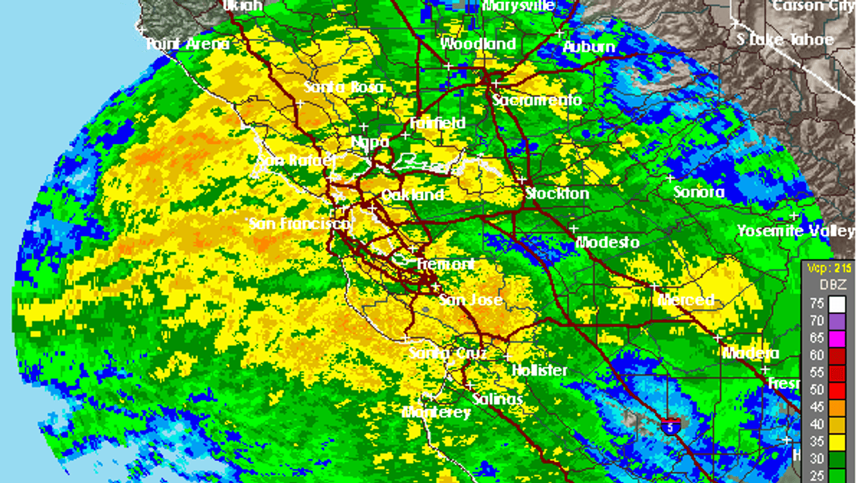 Bay Area radar image