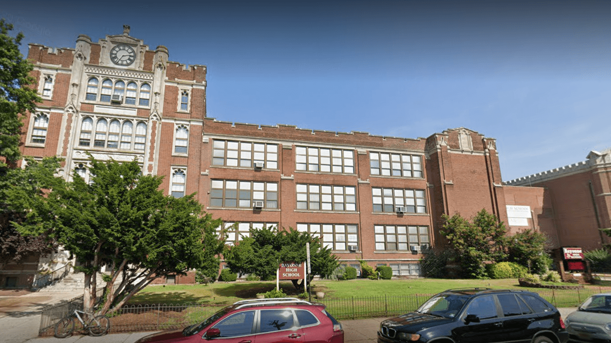 Bayonne High School where student made bomb threat