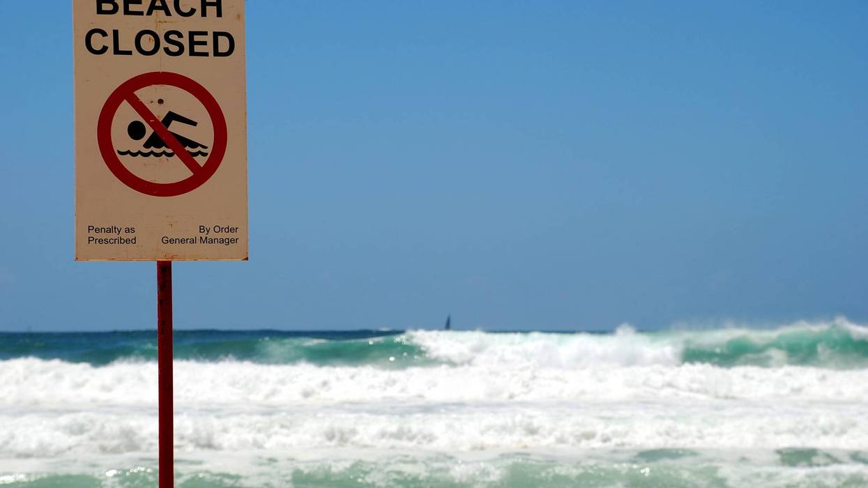 Beach Closed