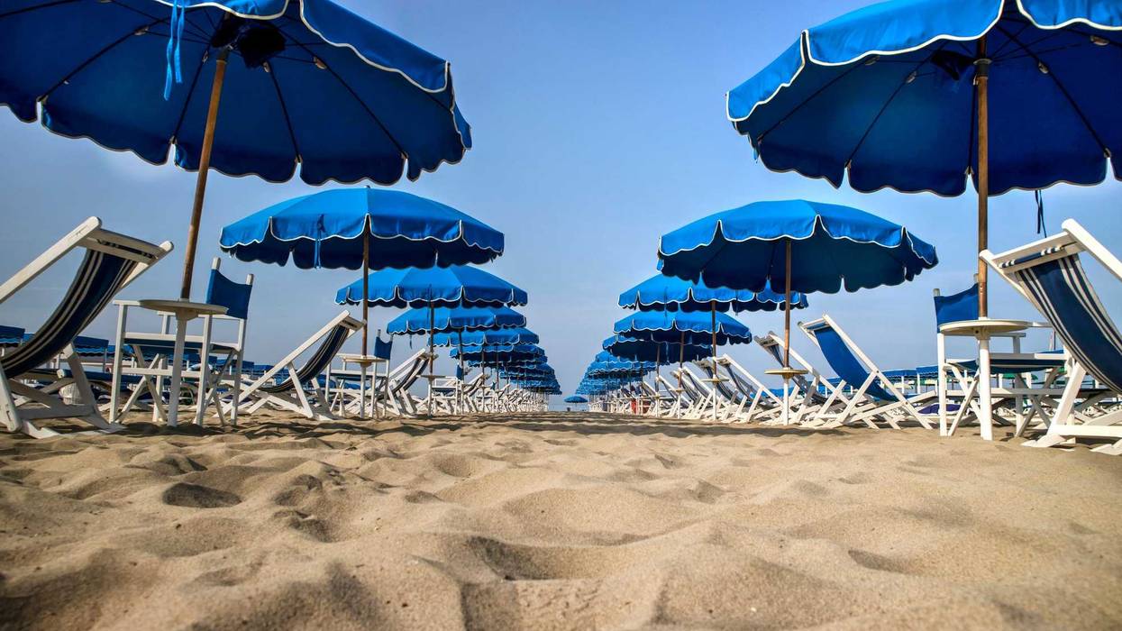 Beach umbrellas