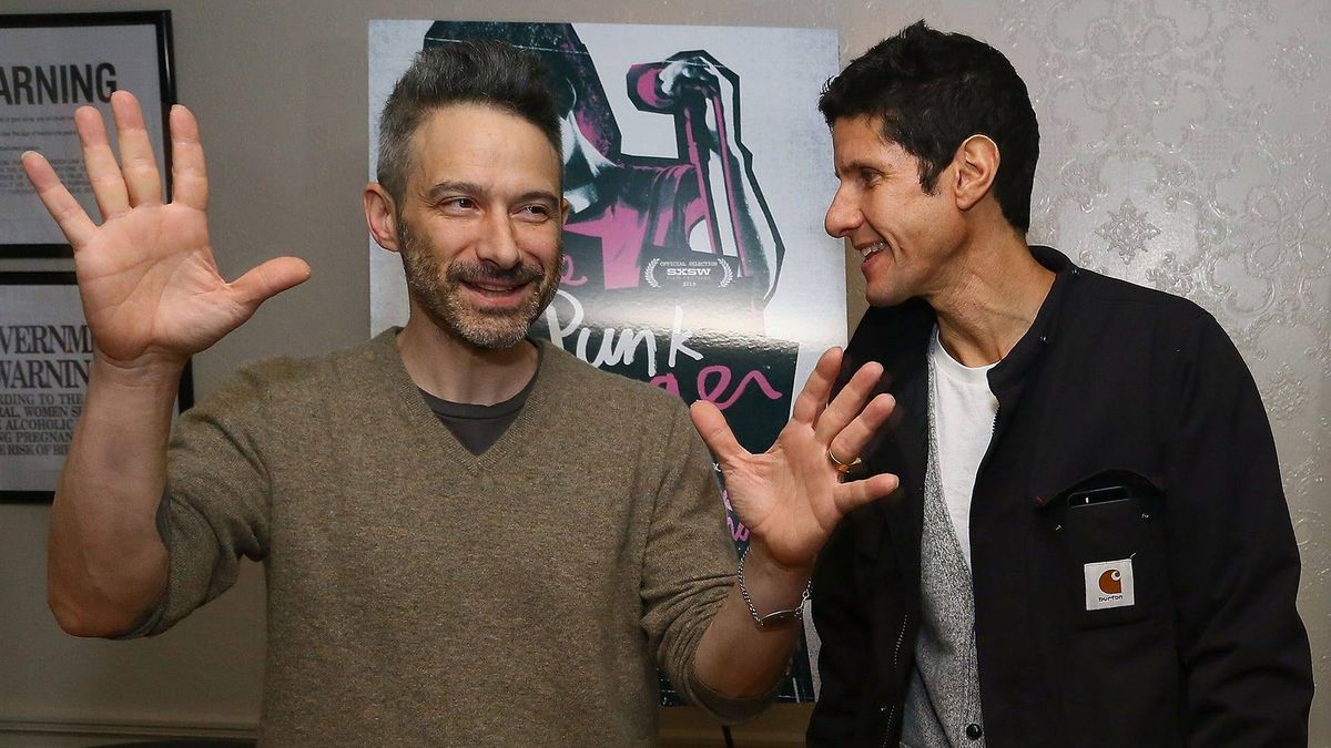 Beastie Boys Adam Horovitz (Ad-Rock) and Michael Diamond (Mike D)
