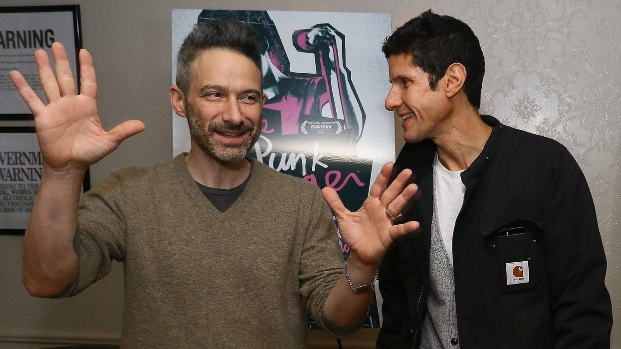 Beastie Boys Adam Horovitz (Ad-Rock) and Michael Diamond (Mike D)
