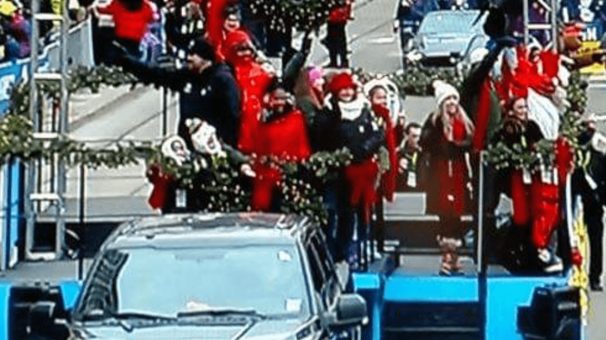 Beau at parade
