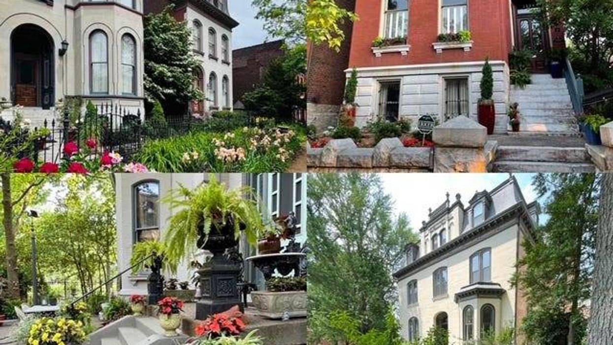 Beautiful homes and gardens in Lafayette Square