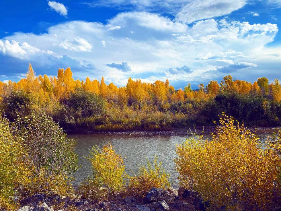 Beautiful views in and around Bear River State Park in Evanston Wyoming.