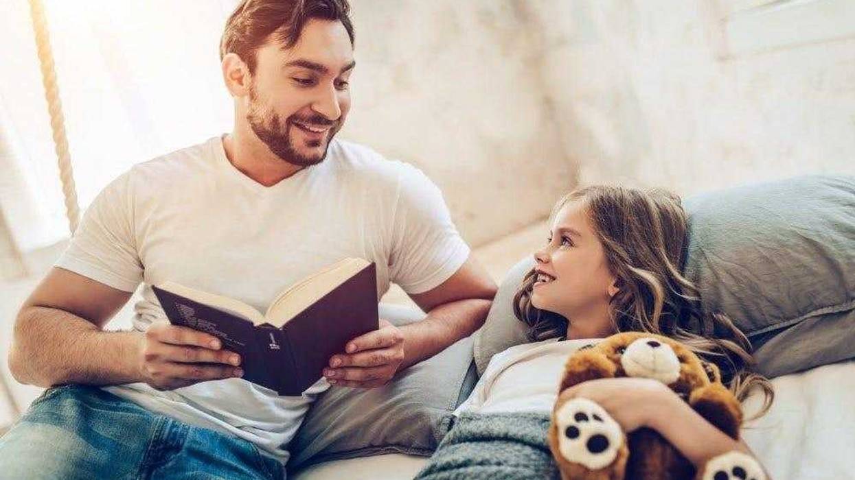 bedtime story dad daughter