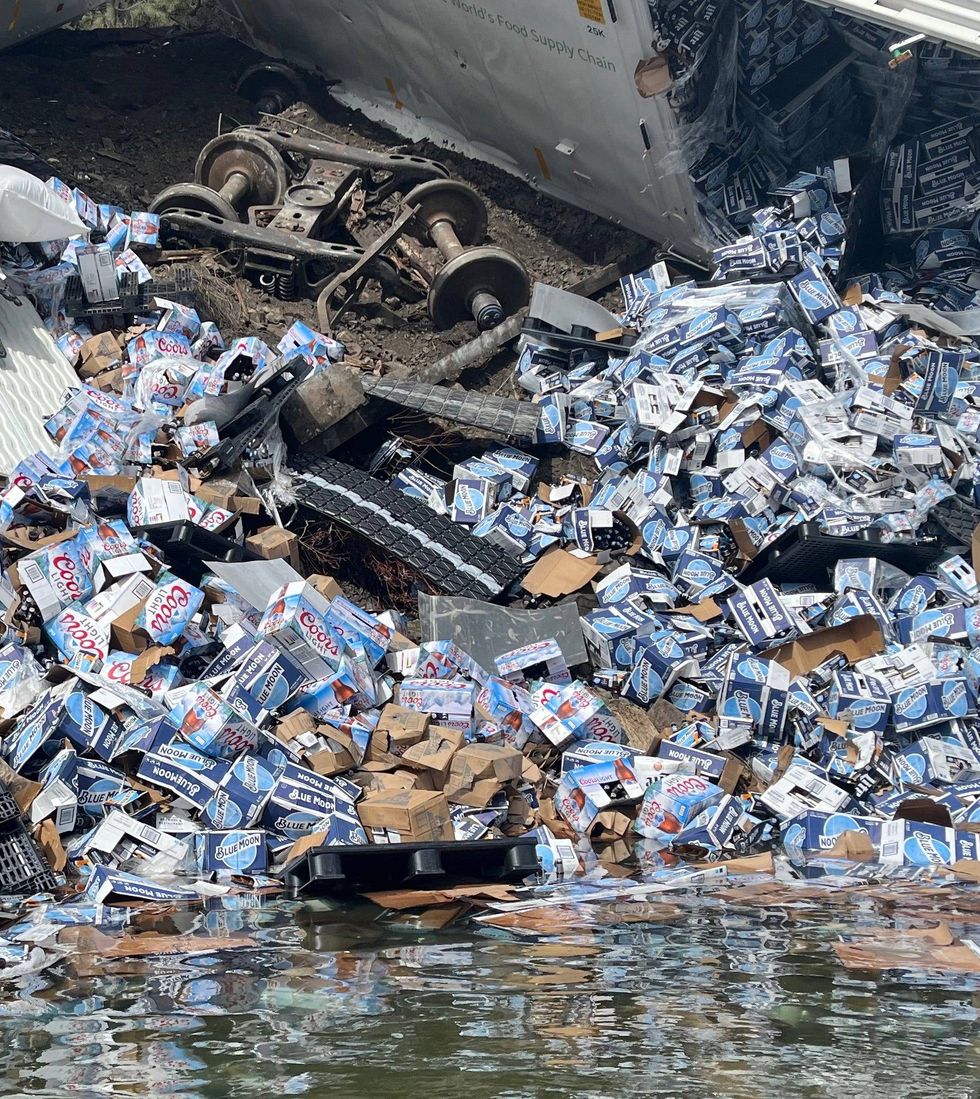 Beer in the river