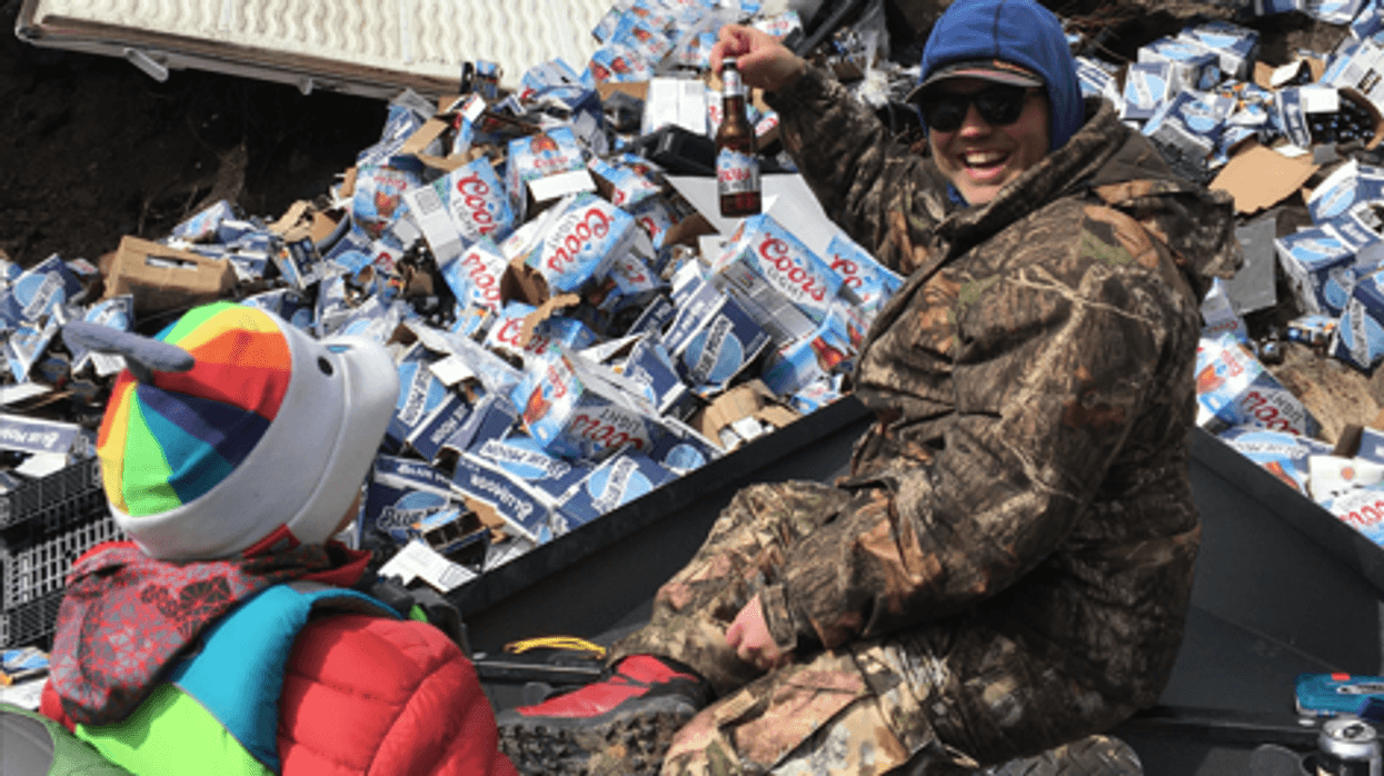 Beer spills from Train Derailment