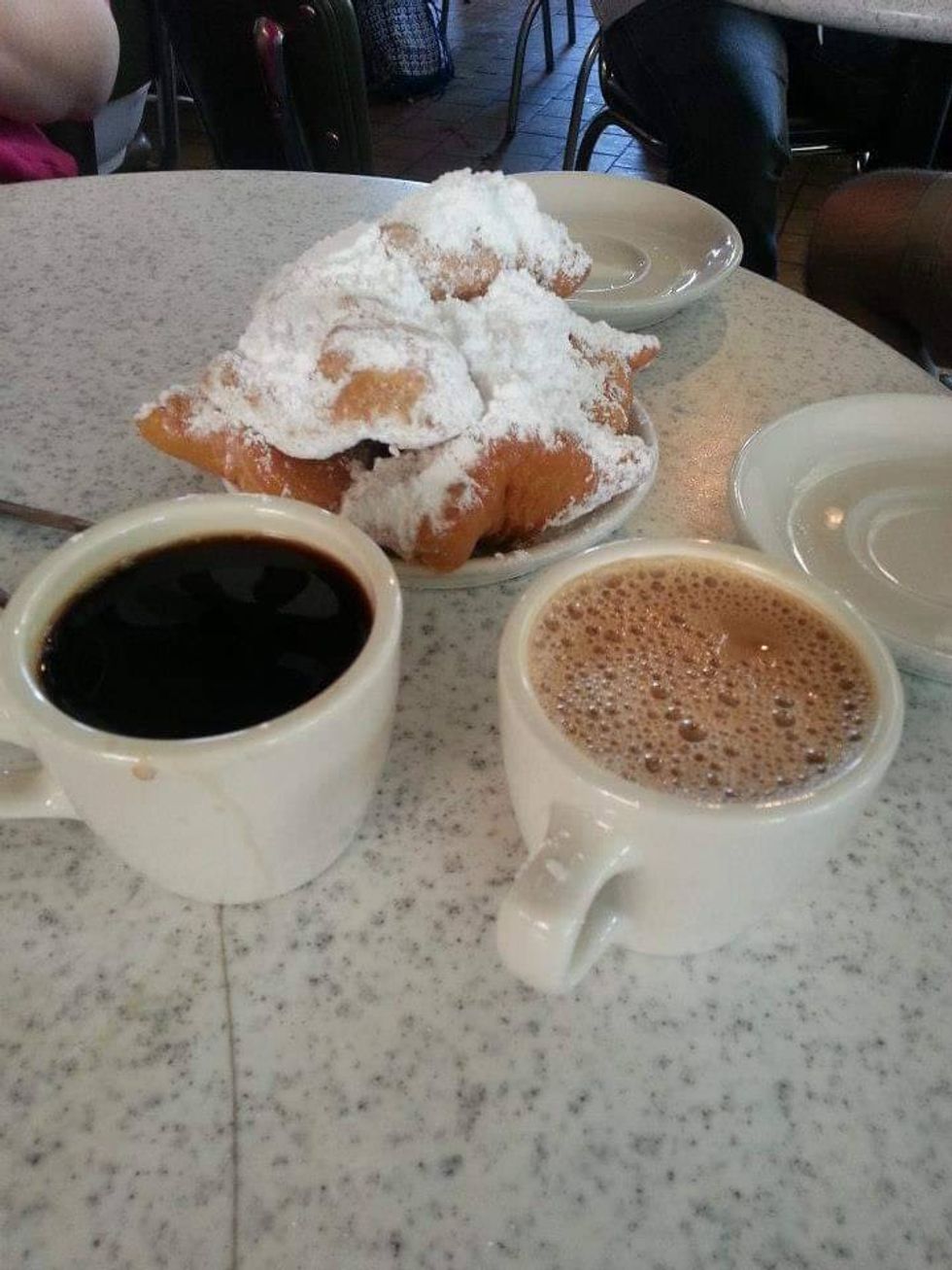 Beignets & Coffee at Cafe Du Monde