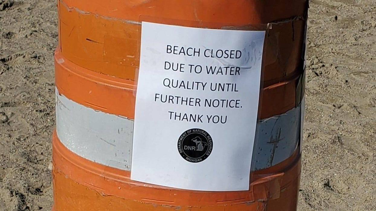 Belle Isle beach closed