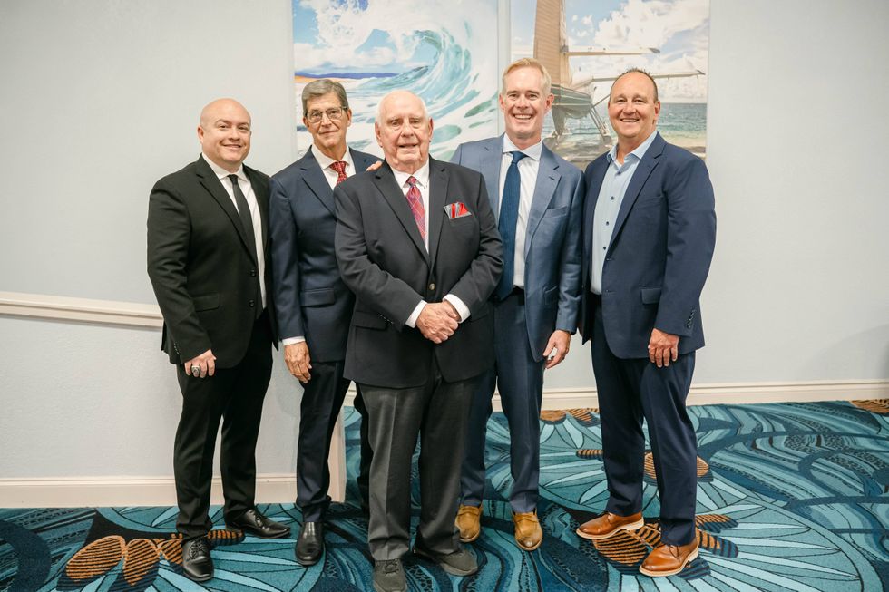 Ben Boyd, Jim Jackson, Ron Jacober, Joe Buck, Steve Moore