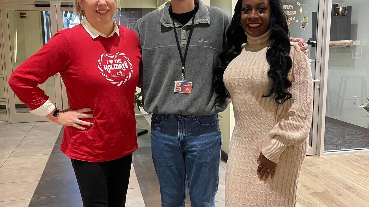 Ben Carpenter with Jessica Gregg and Rotica Lewis