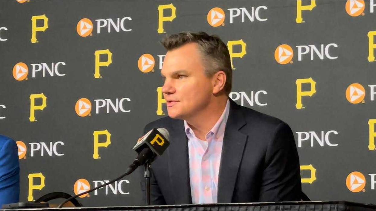 Ben Cherington at a news conference