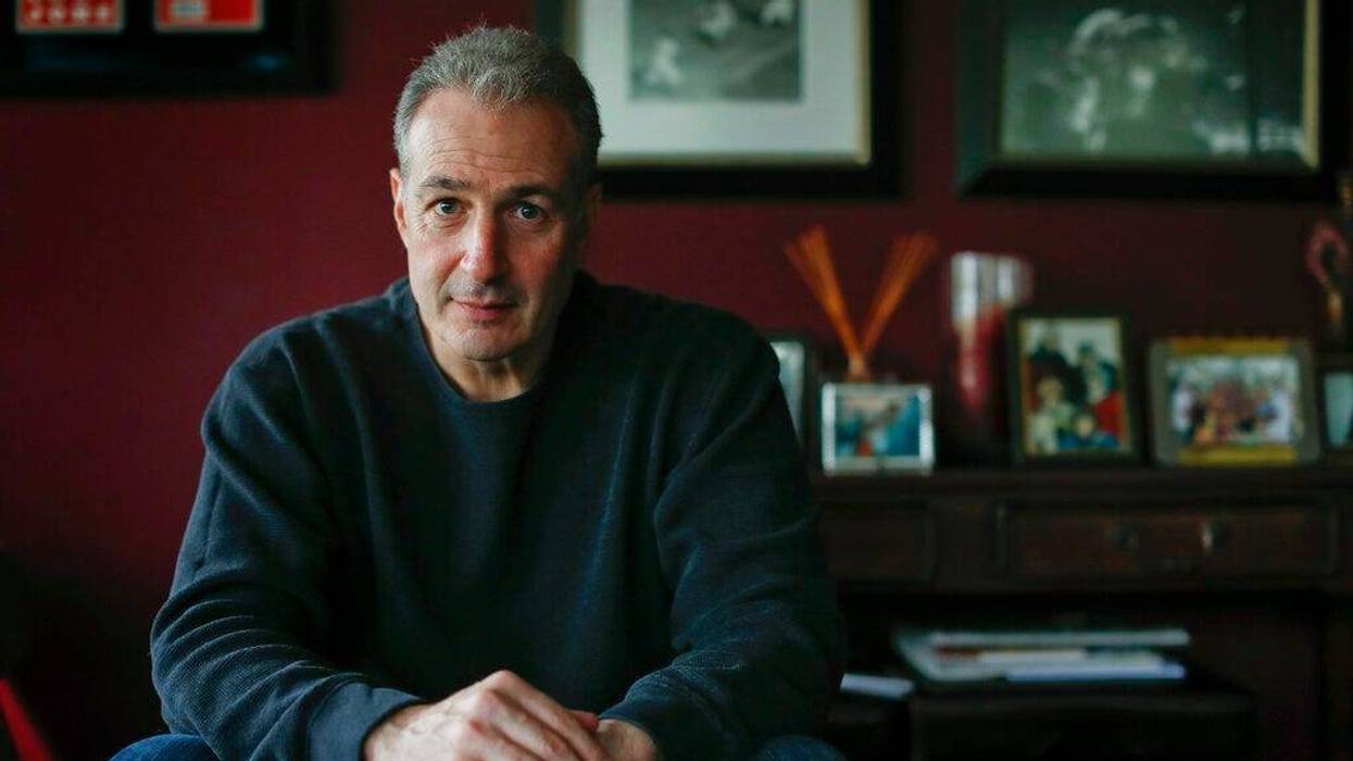 Ben Lieberman poses for a photo at his home in Chappaqua, N.Y. Lieberman, whose 19-year-old son died in a crash involving distracted driving, is urging support for a legislative proposal that would make Nevada the first state in the U.S. to allow police t