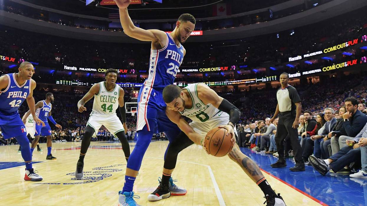 Ben Simmons and Jayson Tatum