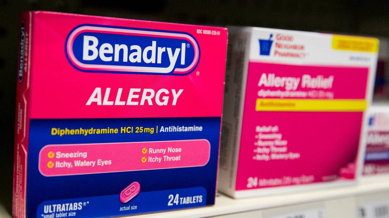 Benadryl allergy over-the-counter medicine