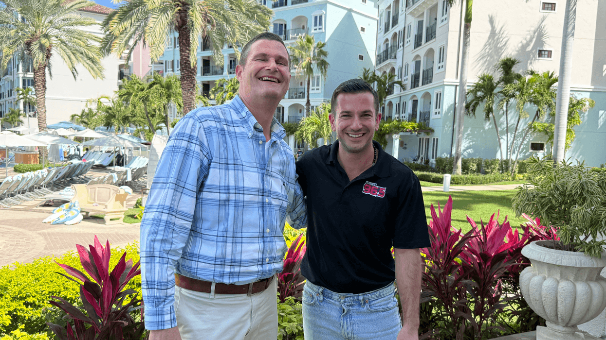 Bennett chats with Paul Bauer, Corporate Manager of Food & Beverage Standards at Beaches Turks & Caicos