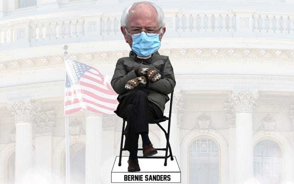 Bernie Sanders Inauguration Day bobblehead