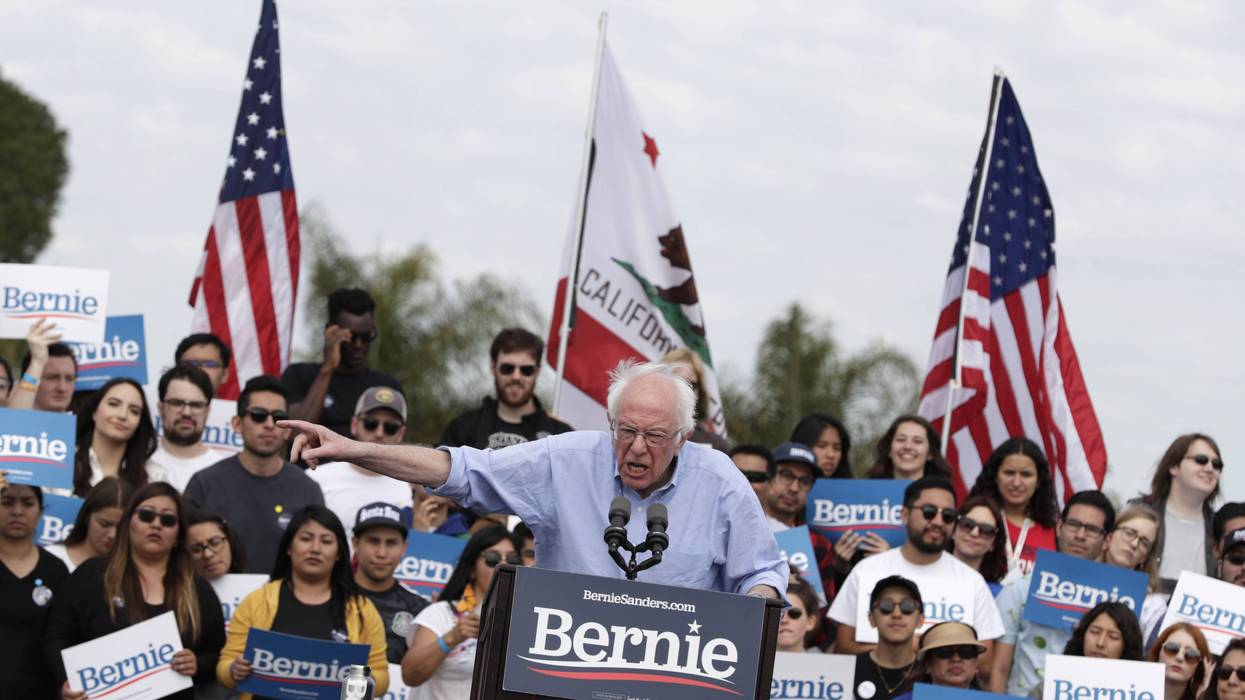 Bernie Sanders Rally Cali