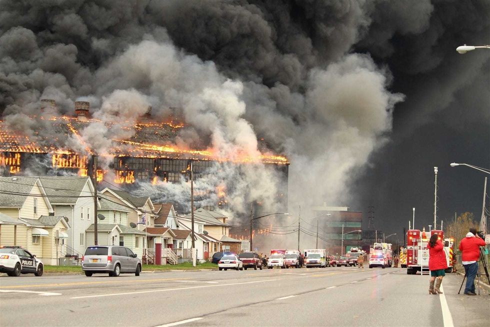 Bethlehem Steel complex fire