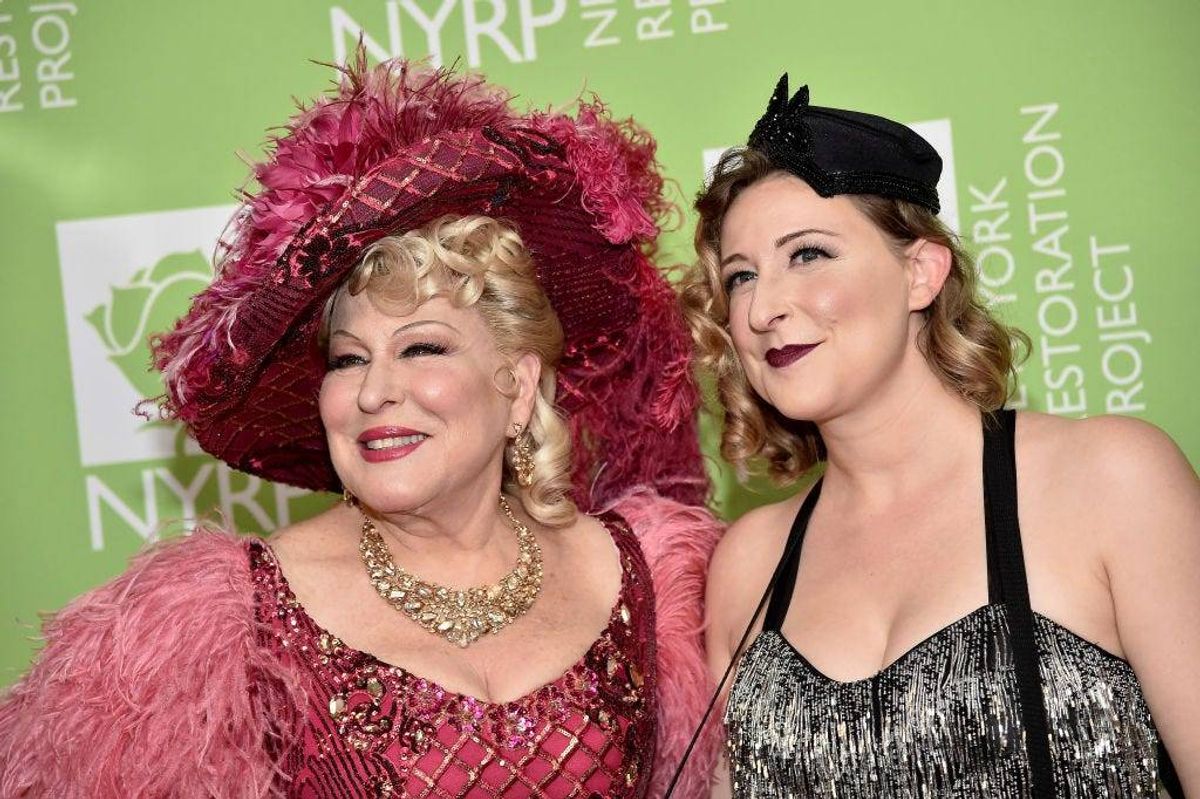 Bette Midler and Sophie Von Haselberg attend Bette Midler's 2019 Hulaween at New York Hilton Midtown on October 31, 2019 in New York City