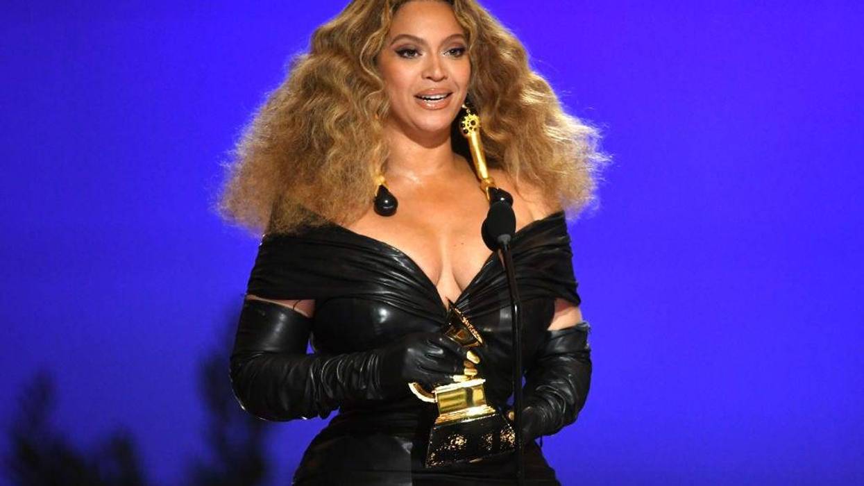 Beyoncé accepts the Best R&B Performance award for 'Black Parade' onstage during the 63rd Annual GRAMMY Awards at Los Angeles Convention Center on March 14, 2021 in Los Angeles, California
