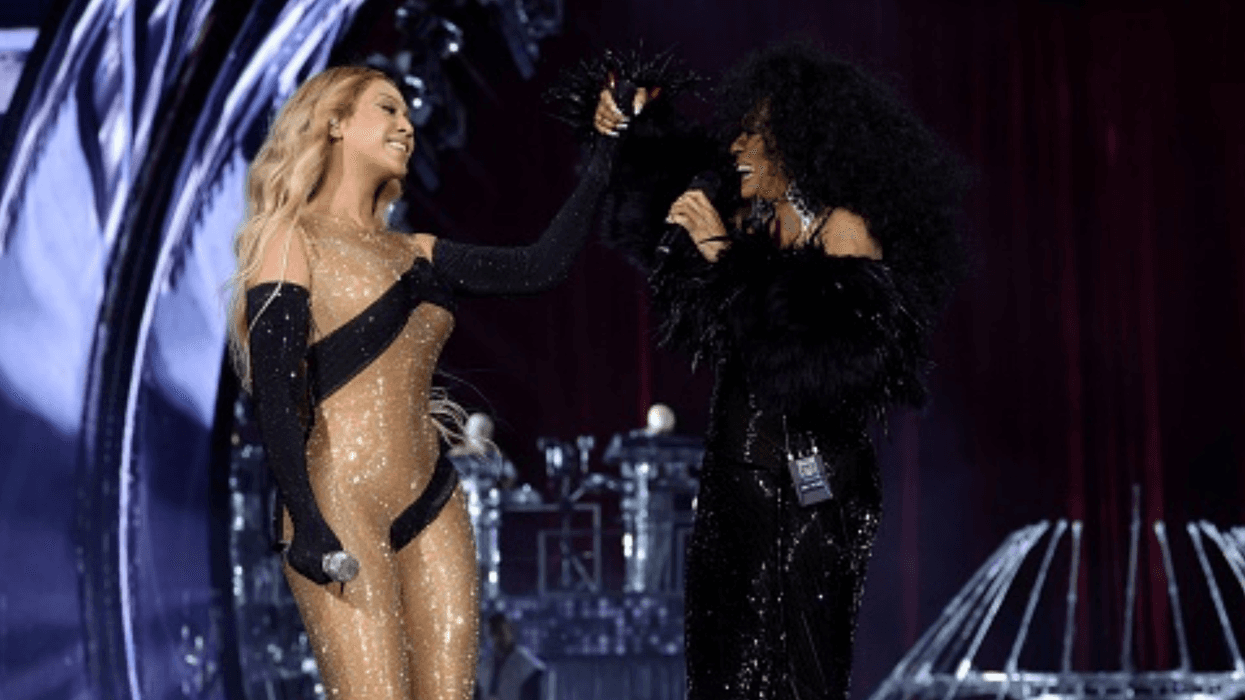 Beyoncé and Diana Ross