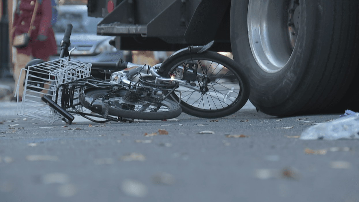 Bicyclist Emily Fredricks was struck by a recycling truck in 2017 and killed.