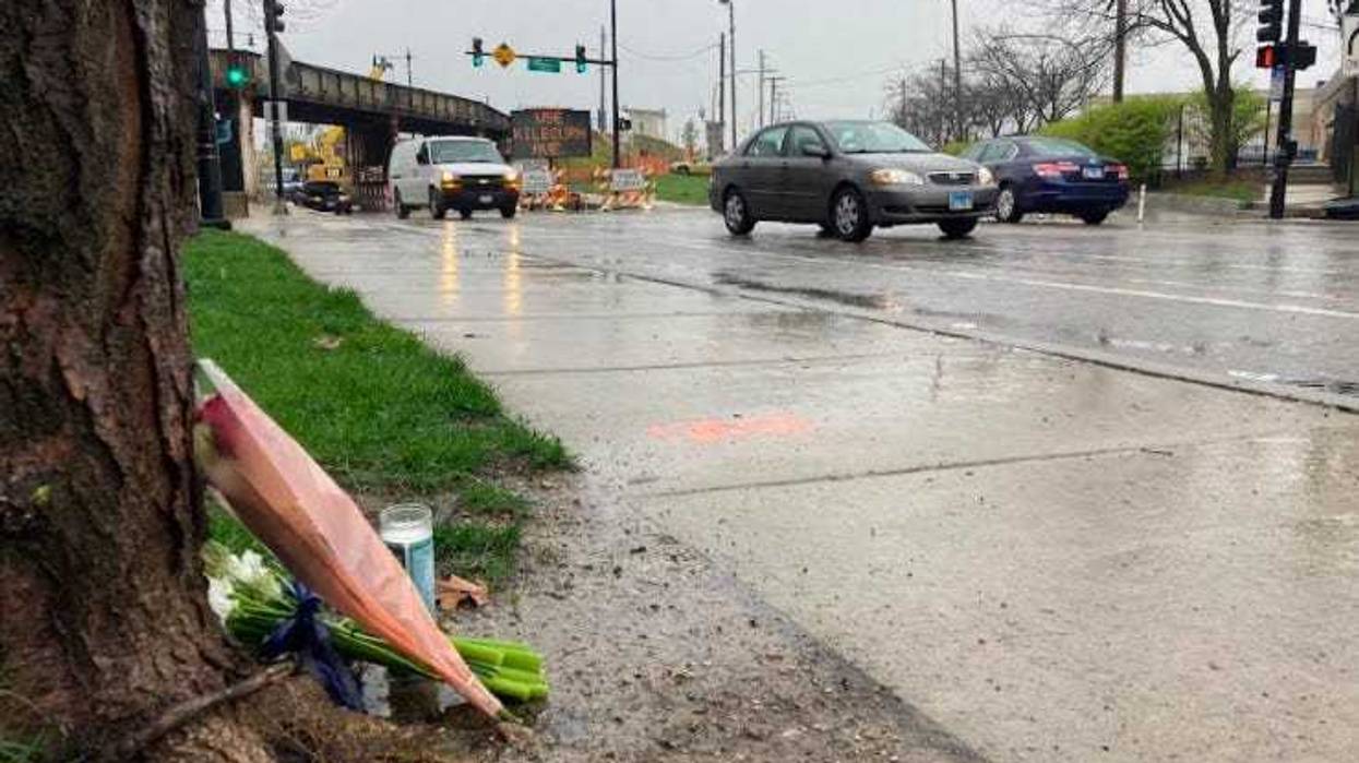 bicyclist killed along Milwaukee Avenue, memorial
