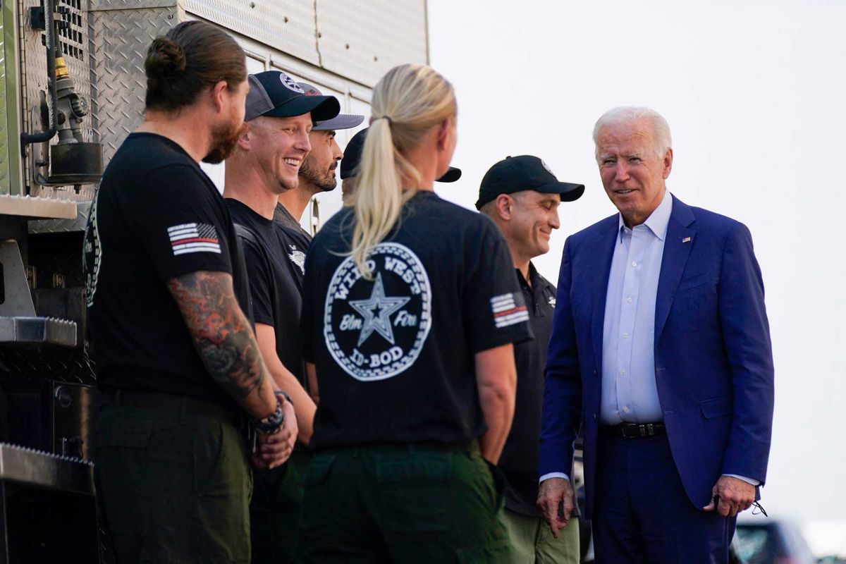 Biden Firefighters