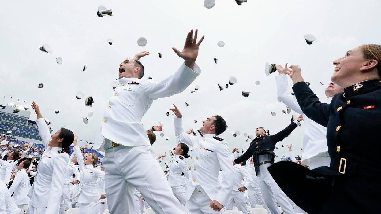 Biden tells Naval Academy grads Putin 'NATO-ized Europe'