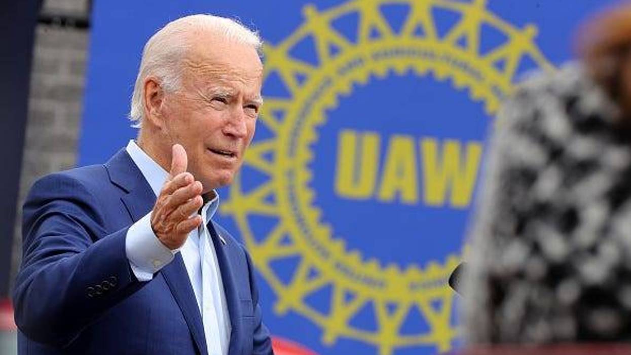 Biden UAW sign