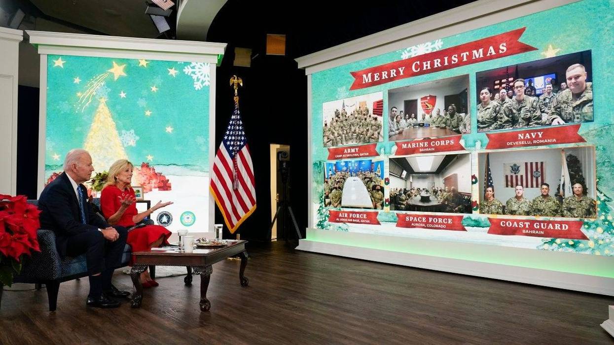 Bidens mark Christmas with holiday calls to service members