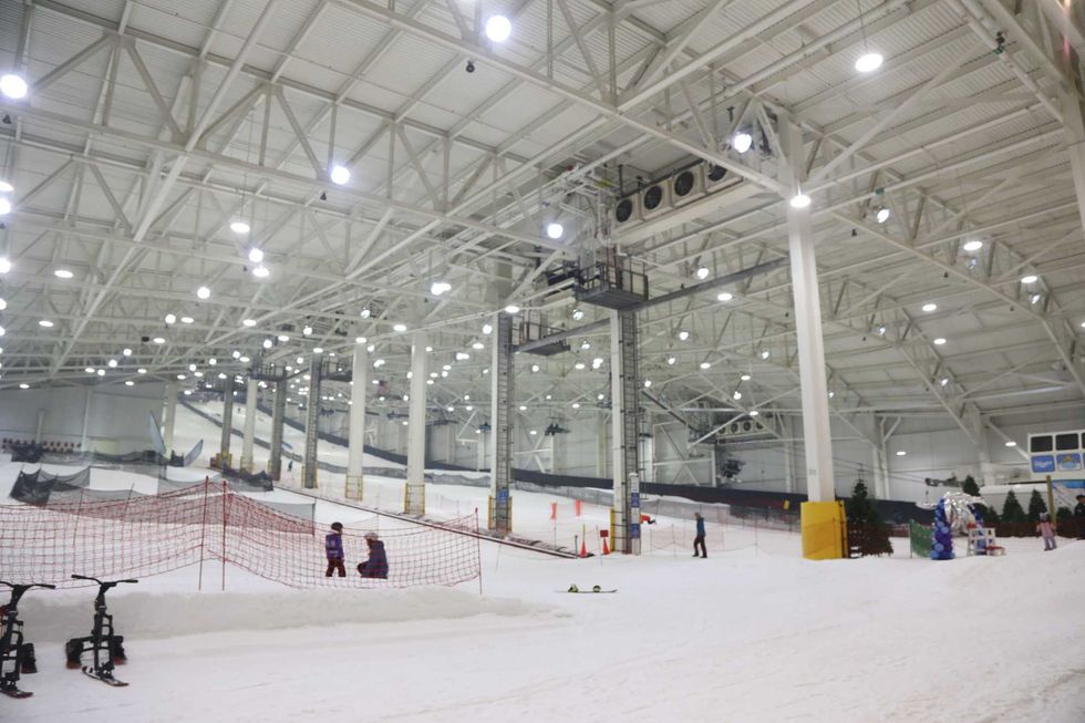 Big Snow, the skiing facility reopened today after last year
