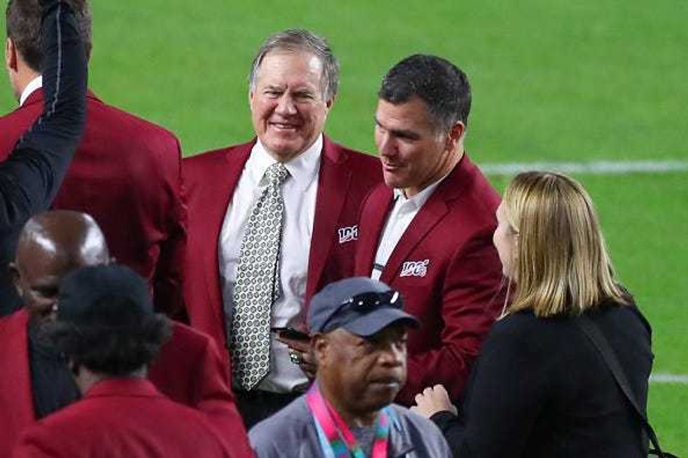 Bill Belichick and Adam Vinatieri