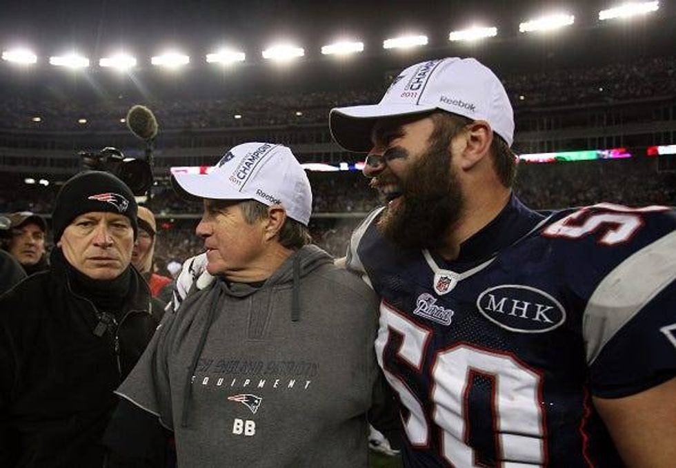Bill Belichick and Rob Ninkovich