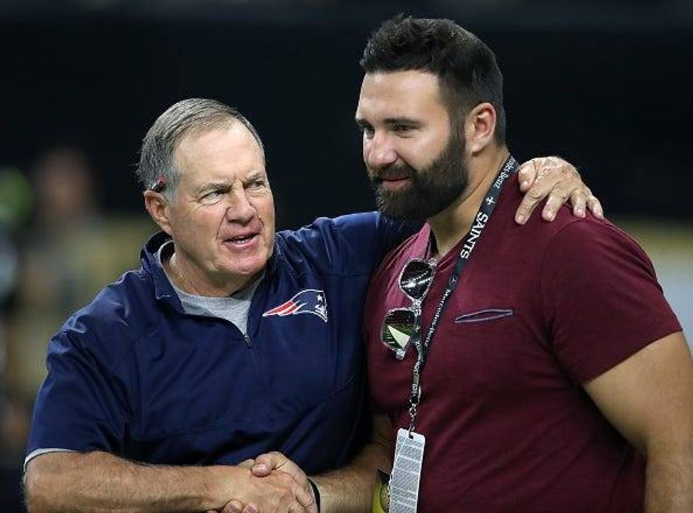 Bill Belichick and Rob Ninkovich