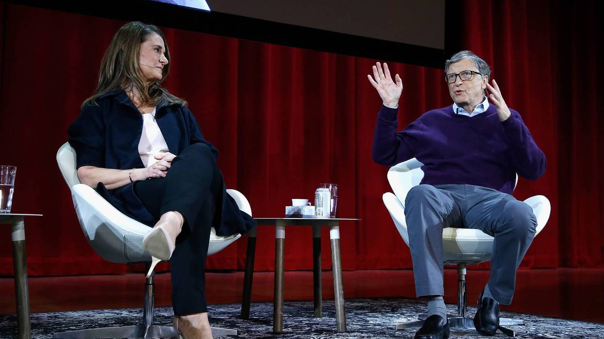 Bill Gates and Melinda French Gates