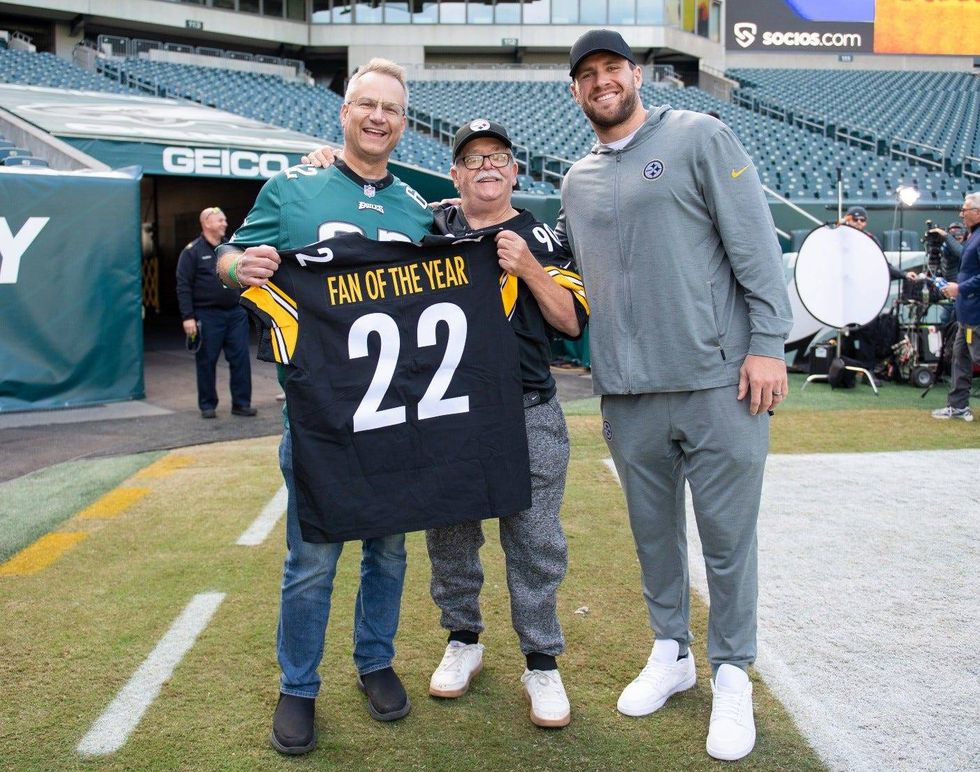 Bill Soloway and Jim Zimmerman Sr. got to meet Zimmerman